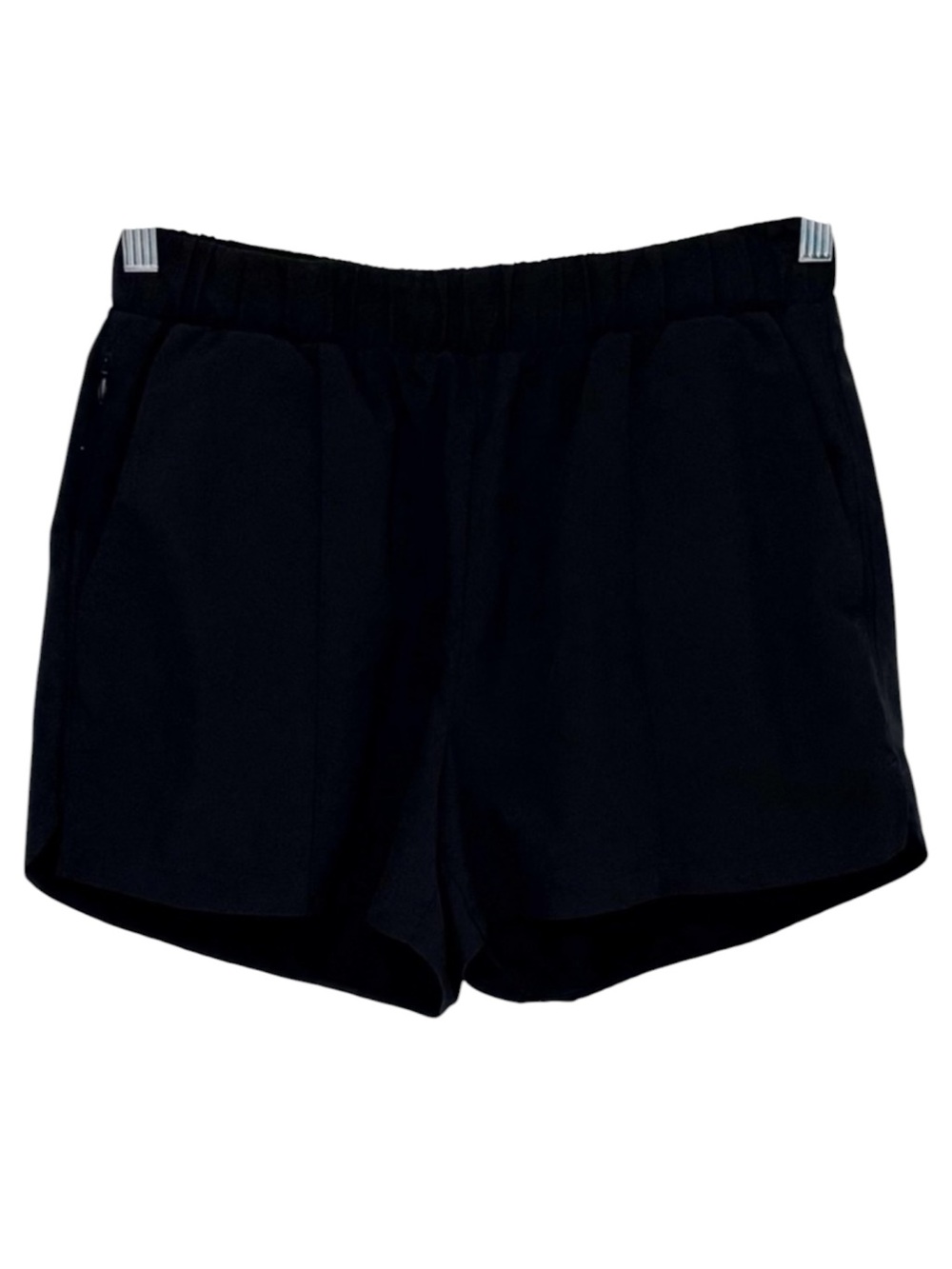 ZELLA Black Running Shorts Medium Zip Pocket Athletic Activewear